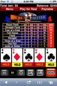 videopoker mobile